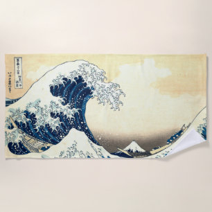 Serviette De Plage Vintage La Grande Vague de Kanagawa