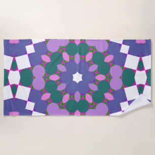 Serviette De Plage Vintage multicolor pattern