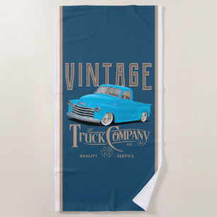 Serviette De Plage Vintage Truck Company