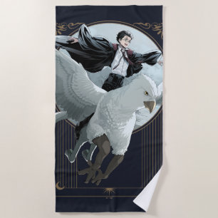 Serviette De Plage Vol Anime HARRY POTTER™ avec Buckbeak