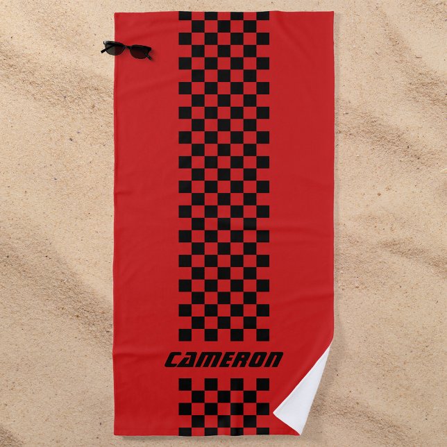 Serviette De Plage Votre nom Couleurs entièrement personnalisées À da (Créateur téléchargé)