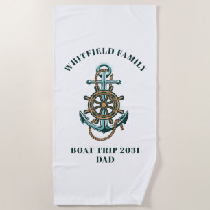 Serviette De Plage Voyage en bateau de croisière nautique