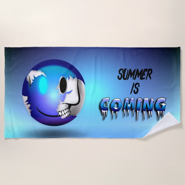 Serviette De Plage Walkermoji (Devant)
