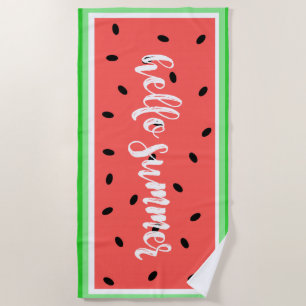 Serviette De Plage Watermelon Hello Summer ID407