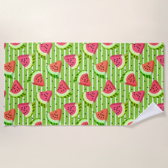 serviette de plage Watermelons (Devant)