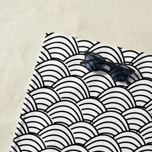 Serviette De Plage Waves  (En situation)