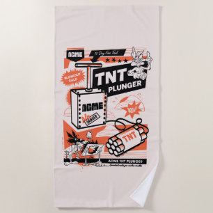 Serviette De Plage WILE E. COYOTE™   ACME TNT Dynamite Plunger