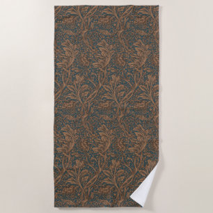 Serviette De Plage William Morris Arcadia Motif Floral Classique