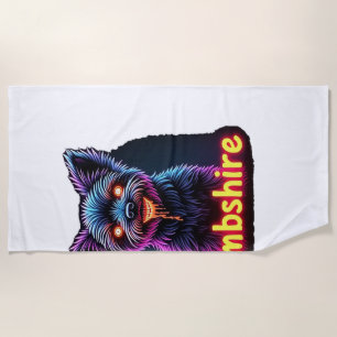 Serviette De Plage Yorkshire Terrier Yorkie Chien Zombie Halloween Ov
