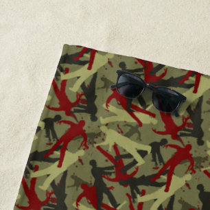 Serviette De Plage Zombie Camo