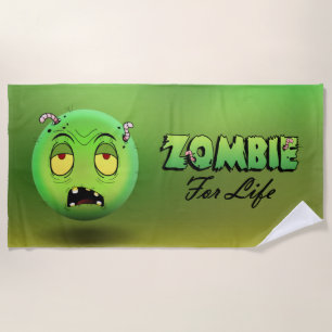 Serviette De Plage Zombiemoji