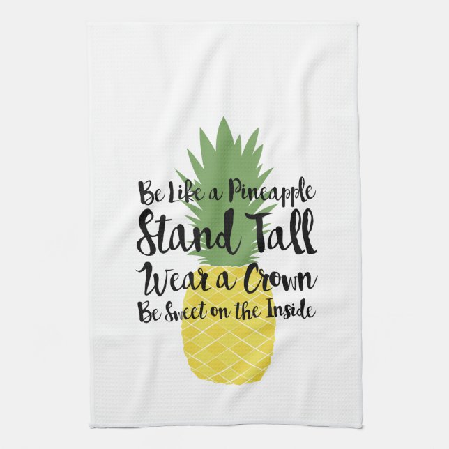 Serviette de plat d'ananas (Vertical)