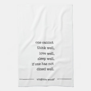 Serviette de plat de citation