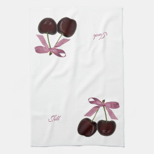 Serviette de plat de cuisine de merisiers de