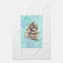 Serviette de plat de cuisine de Pinecone