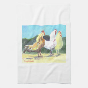 Serviette de plat de cuisine de poulet
