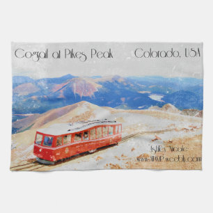 Serviette de plat de montagnes du Colorado