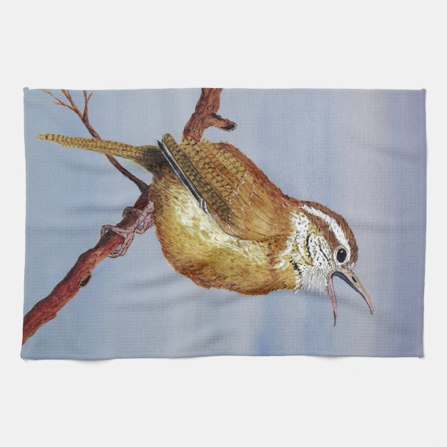 Serviette de plat de roitelet de Caroline (Horizontal)
