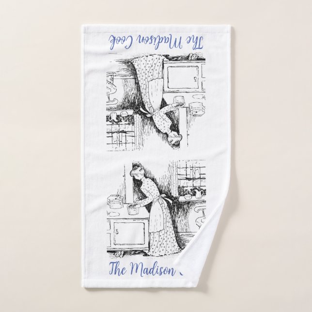 Serviette de plat "Madison Cook" - Temps plus simp (Serviette à main)