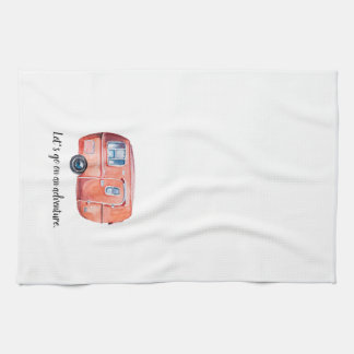 Serviette de plat vintage de cuisine de campeur