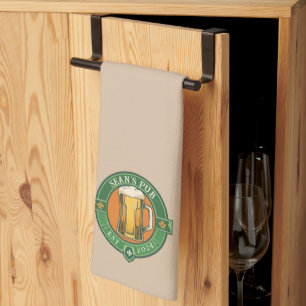 Serviette de pub irlandaise personnalisée - Vêteme