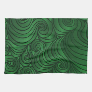 Serviette de remous de vert vert