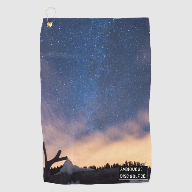 Serviette de sac de golf sur disque (Devant)
