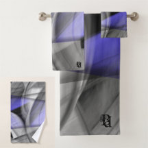 Serviette de salle de bain Ensemble Abstrait Accue