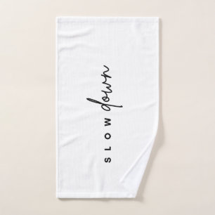 Serviette de salle de sport - Ralentissez-le