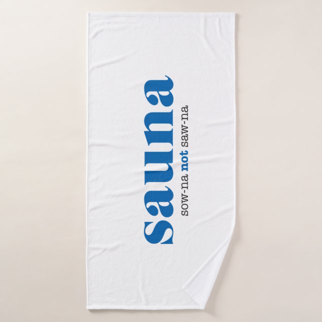 Serviette de sauna (Serviette de bain)