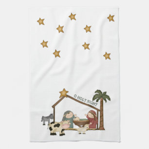 Serviette de scène de Manger de Noël