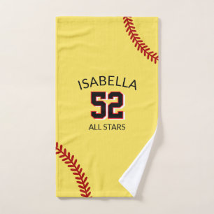 serviette de sport de softball, serviette de bain
