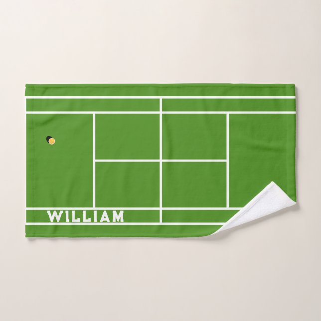 Serviette de sport de tennis personnalisée (Serviette à main)