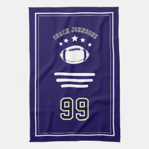 Serviette de sport personnalisée   Joueur de footb