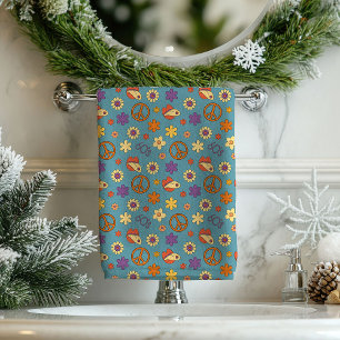 Serviette de style années 70 Rétro Bohème Éclectiq