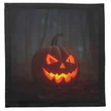 Serviette de table avec effet de citrouille d'Hall