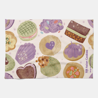 Serviette de thé 108 biscuits asiatiques