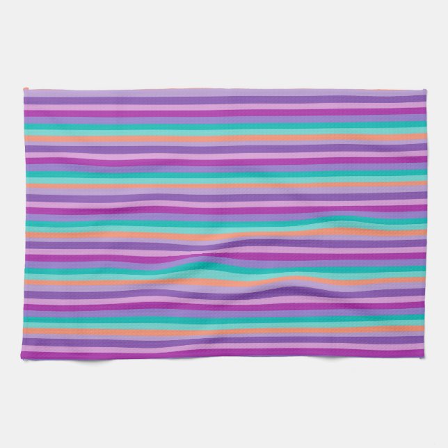 Serviette de thé 40,6 cm x 61 cm Bleu pourpre (Horizontal)