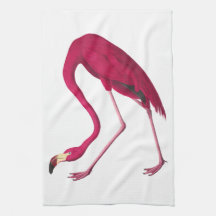 Serviette de thé américaine de cuisine de Flamant