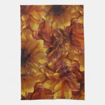 Serviette de thé Dahlia folle de Gitt