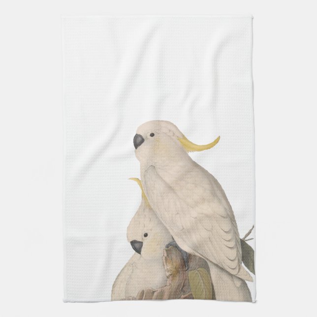 Serviette de thé de cacatoès (Vertical)