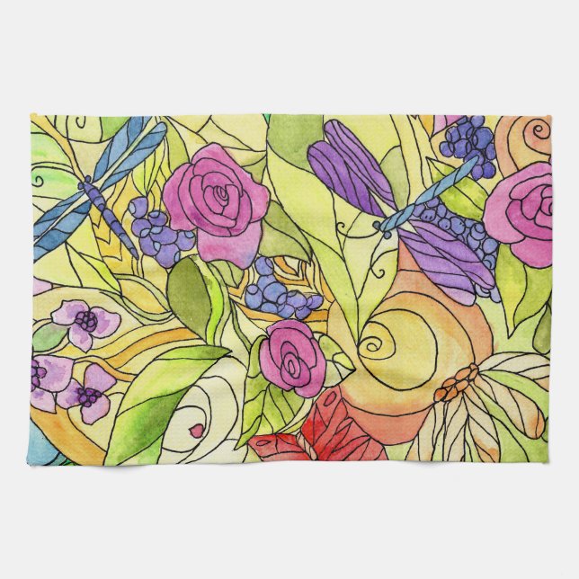 SERVIETTE DE THÉ DE JARDIN (Horizontal)
