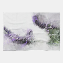 Serviette de thé de lavande