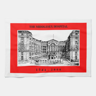 Serviette de thé d'hôpital de Middlesex