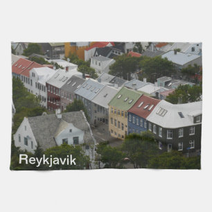 Serviette de thé d'Islande de Reykjavik