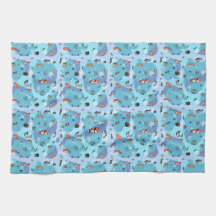 Serviette de thé en sushi