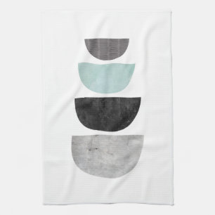 Serviette de thé géométrique de conception