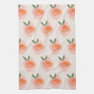 Serviette de thé juste de pêche