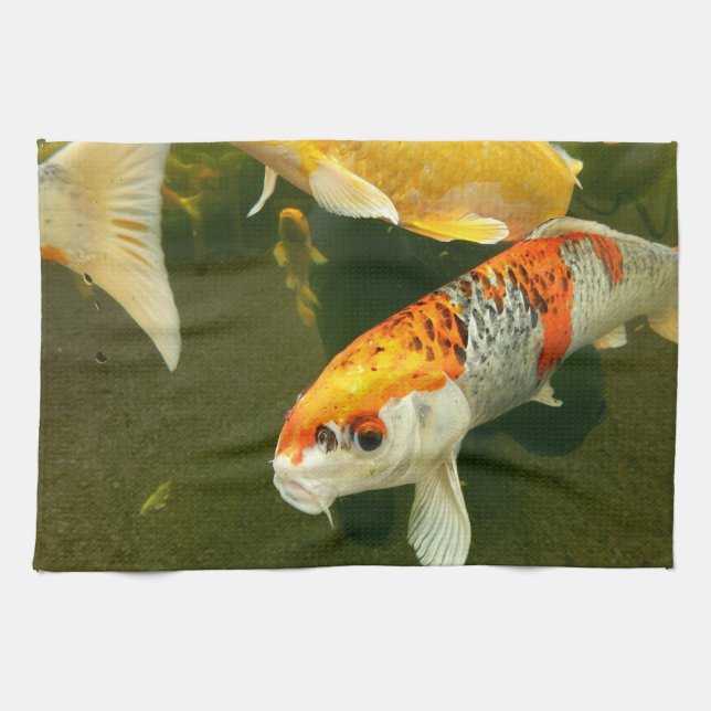 Serviette de thé Koi Carp (Horizontal)