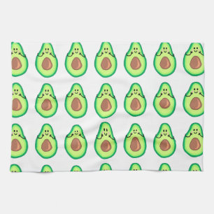 Serviette de thé mignonne d'avocat
